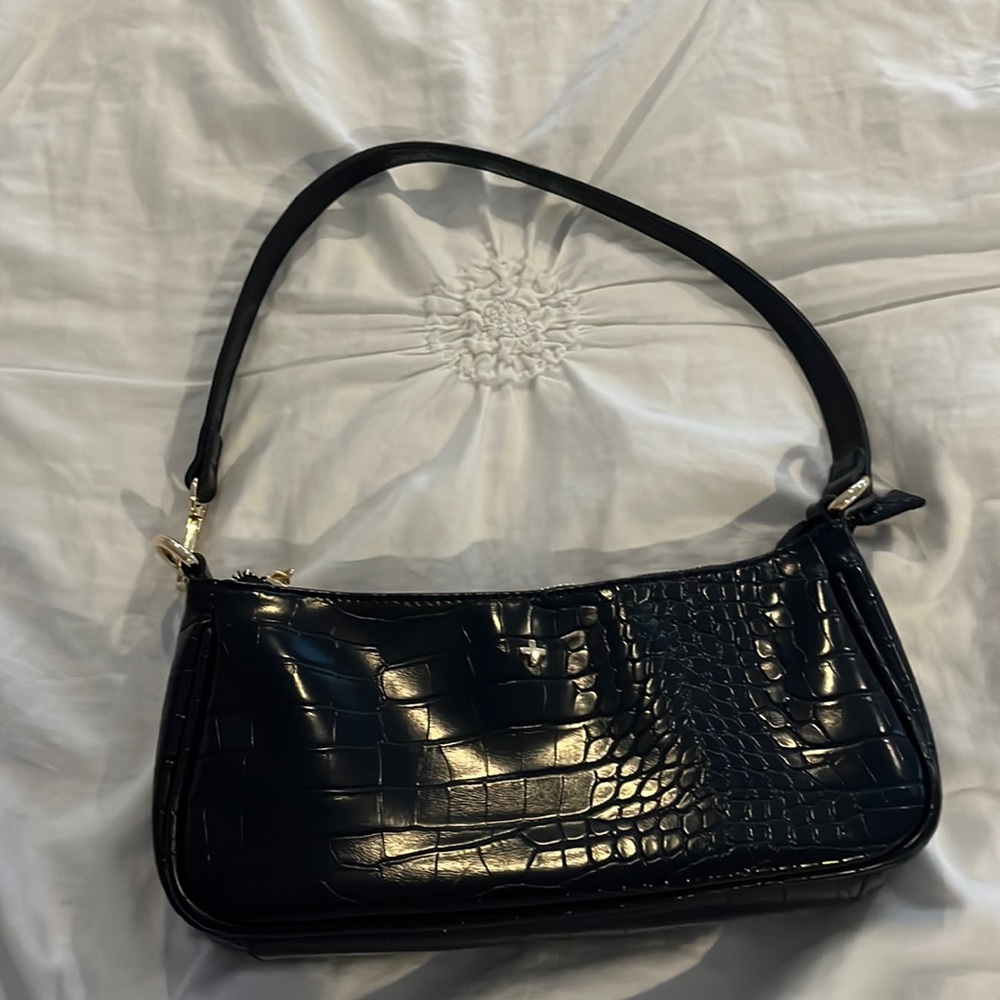 princess polly peta and jain black croc bag